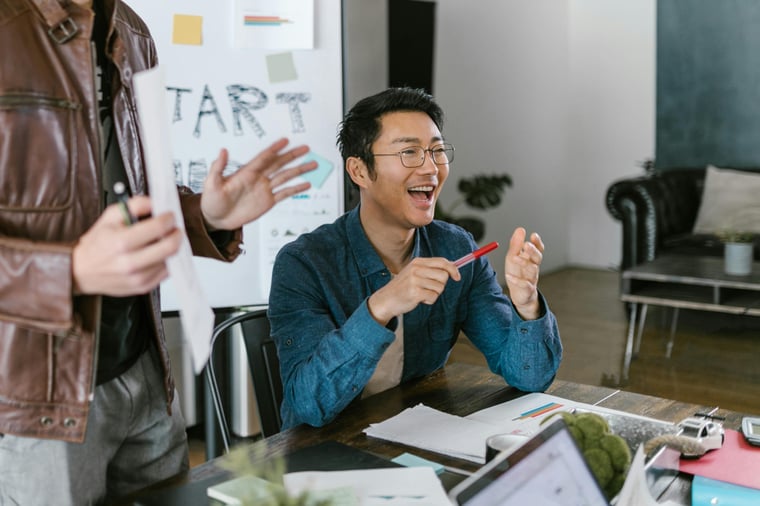 A startup founder telling his story